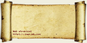 Branko Galjak vizit kartica